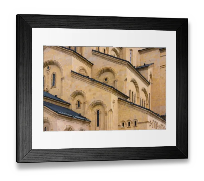 Framed Print : Holy Trinity Cathedral of Tbilisi, also known as Sameba. Tbilisi, Georgia