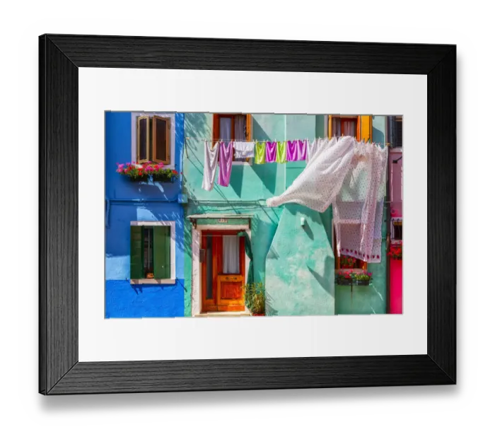 Framed Print : Italy, Burano. Colorful house exterior. Credit as: Jim Nilsen / Jaynes Gallery / DanitaDelimont Framed Print : Italy, Burano. Colorful house exterior. Credit as: Jim Nilsen / Jaynes Gallery / DanitaDelimont