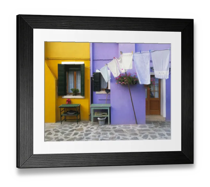 Framed Print : Italy, Burano. Colorful house exterior. Credit as: Jim Nilsen / Jaynes Gallery / DanitaDelimont Framed Print : Italy, Burano. Colorful house exterior. Credit as: Jim Nilsen / Jaynes Gallery / DanitaDelimont
