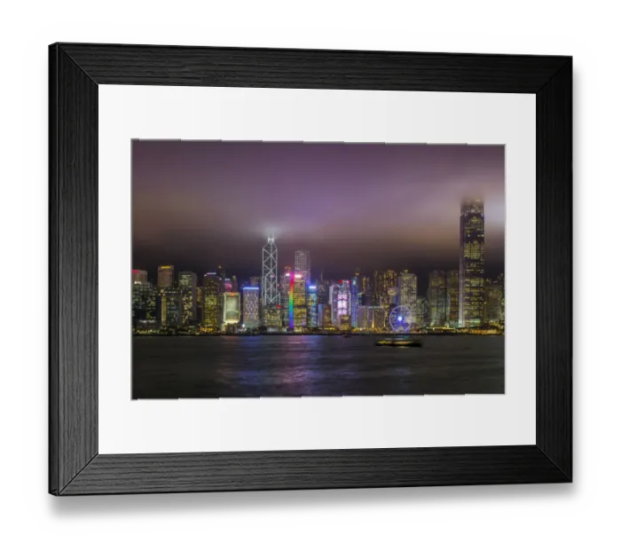 Framed Print : Hong Kong Island skyline and Victoria Harbour, Hong Kong, China Framed Print : Hong Kong Island skyline and Victoria Harbour, Hong Kong, China