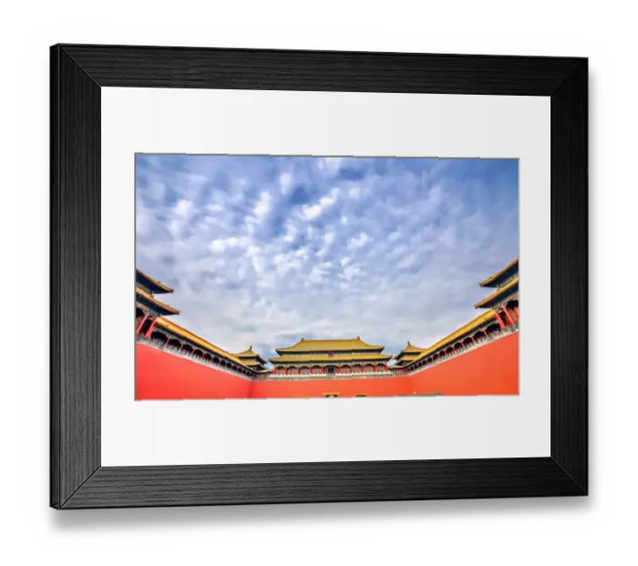 Framed Print : Meridian Gate, Forbidden City, Beijing, China Framed Print : Meridian Gate, Forbidden City, Beijing, China