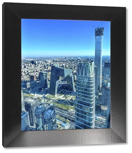 China World Trade Center, Z15 Tower. CCTV Pants Building, Guamao Central Business District