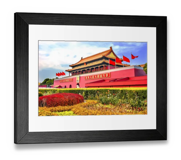 Framed Print : Mao Tse Tung, Tiananmen Gate, Forbidden City, Beijing, China Framed Print : Mao Tse Tung, Tiananmen Gate, Forbidden City, Beijing, China