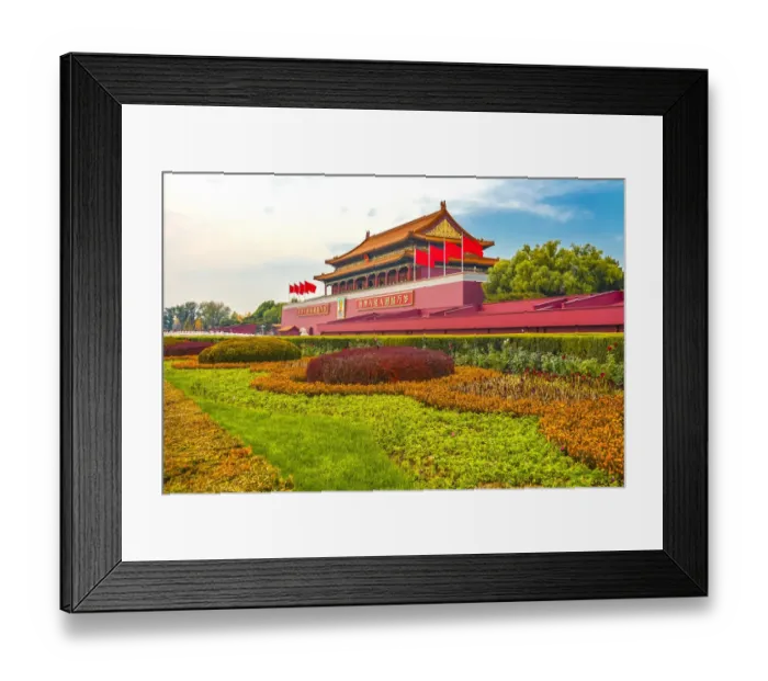 Framed Print : Mao Tse Tung, Tiananmen Gate, Forbidden City, Beijing, China Framed Print : Mao Tse Tung, Tiananmen Gate, Forbidden City, Beijing, China