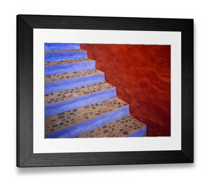 Framed Print : Mexico, Costalegre. Colorful stone stairs. Credit as: Jim Nilsen / Jaynes Gallery / DanitaDelimont Framed Print : Mexico, Costalegre. Colorful stone stairs. Credit as: Jim Nilsen / Jaynes Gallery / DanitaDelimont
