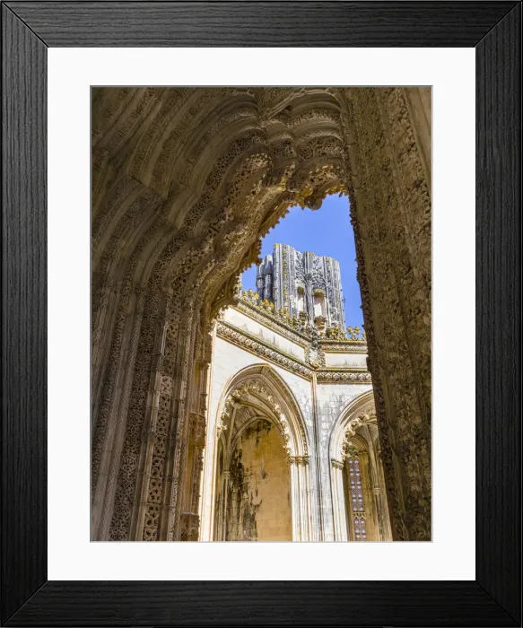 Framed Print : The Unfinished Chapels, Capelas Imperfeitas, in typical Manueline style. The monastery of Batalha Framed Print : The Unfinished Chapels, Capelas Imperfeitas, in typical Manueline style. The monastery of Batalha