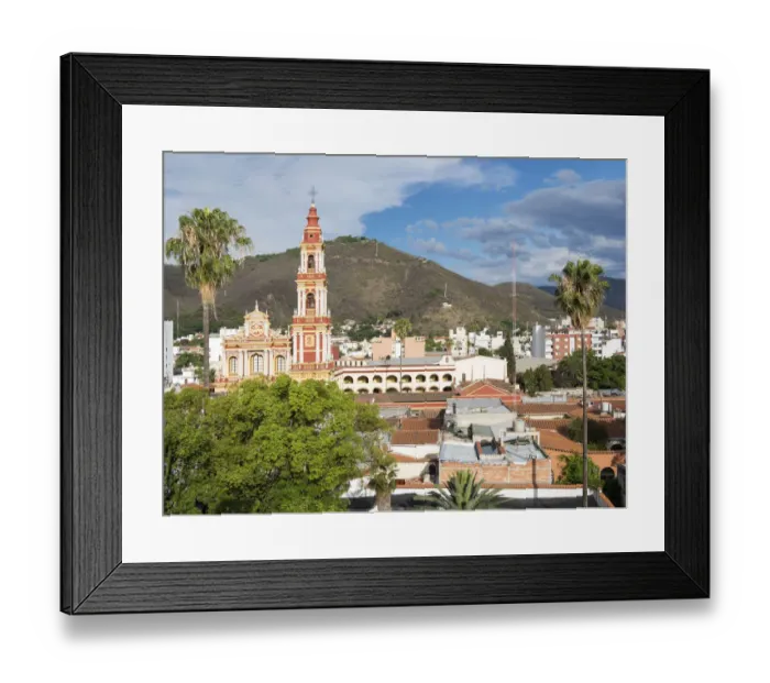 Framed Print : Church San Francisco. Town of Salta, located in the foothills of the Andes. Argentina Framed Print : Church San Francisco. Town of Salta, located in the foothills of the Andes. Argentina