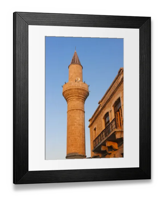Framed Print : Aga Cafer Pasa Mosque, Kyrenia, Turkish Republic of Northern Cyprus Framed Print : Aga Cafer Pasa Mosque, Kyrenia, Turkish Republic of Northern Cyprus