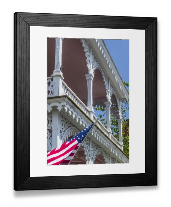 Framed Print : USA, New Jersey, Cape May. Victorian house detail Framed Print : USA, New Jersey, Cape May. Victorian house detail
