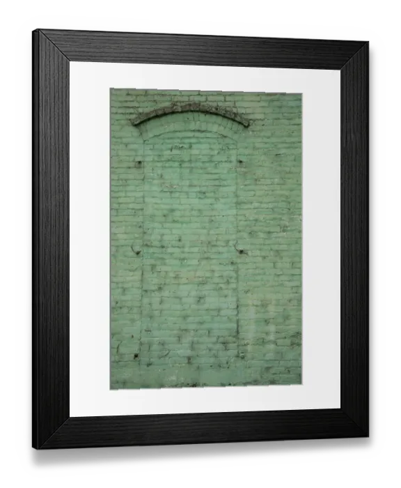Framed Print : USA, Washington State, Palouse. Painted brick in historic building