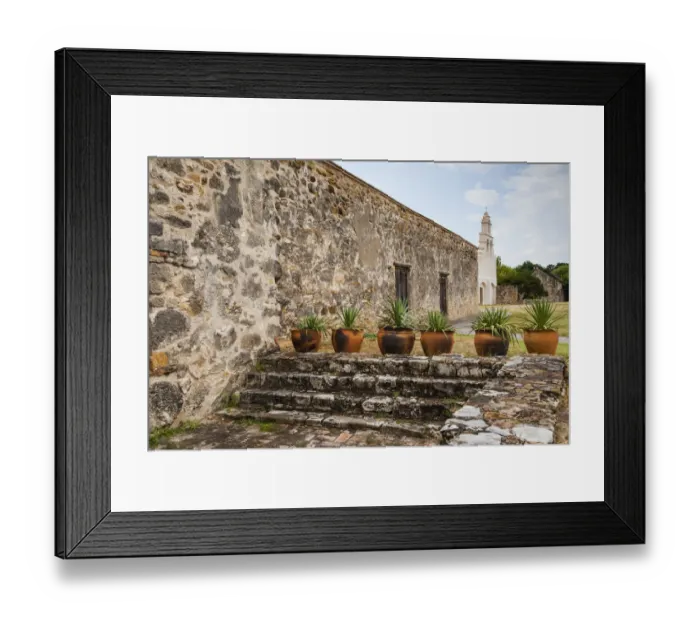Framed Print : Mission San Juan Capistrano on the San Antonio Missions Trail