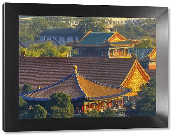 Blue Pavilion. Forbidden City, Beijing, China