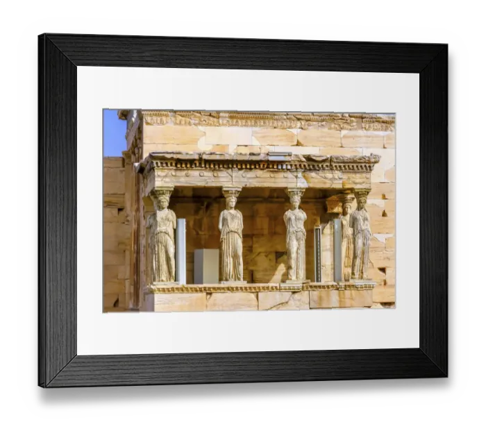 Framed Print : Temple of Erechtheion, Acropolis, Athens, Greece
