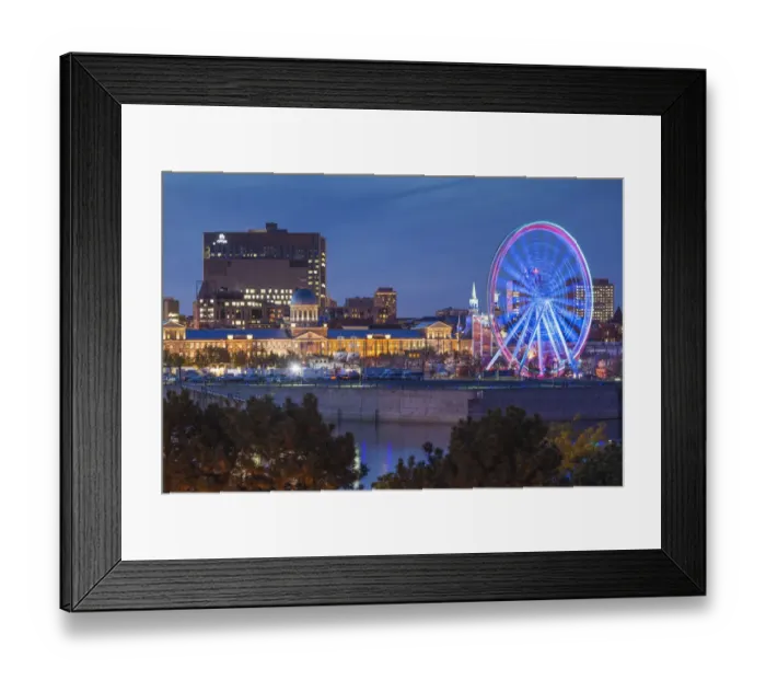 Framed Print : Canada, Quebec, Montreal. The Old Port, The Montreal Observation Wheel Framed Print : Canada, Quebec, Montreal. The Old Port, The Montreal Observation Wheel