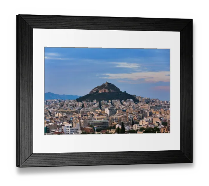 Framed Print : Lycabettus Hill, Athens, Greece Framed Print : Lycabettus Hill, Athens, Greece