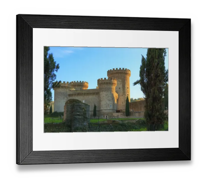 Framed Print : Italy, Rocca Pia. Castle in Tivoli, near Rome Framed Print : Italy, Rocca Pia. Castle in Tivoli, near Rome