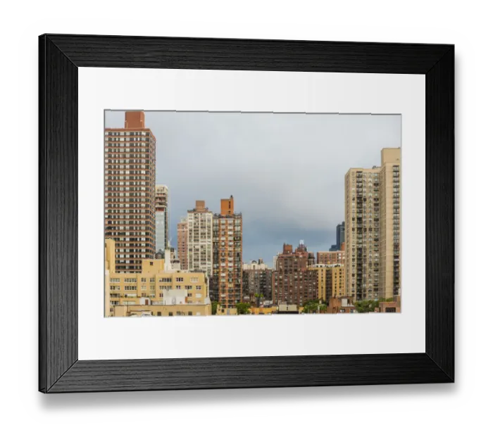 Framed Print : USA, New York. New York City, Manhattan, Upper East Side, view from apt looking south over E 89th Framed Print : USA, New York. New York City, Manhattan, Upper East Side, view from apt looking south over E 89th