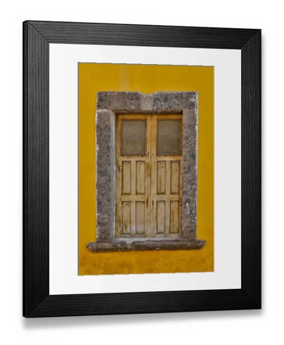 Framed Print : San Miguel De Allende, Mexico. Colorful buildings and windows Framed Print : San Miguel De Allende, Mexico. Colorful buildings and windows