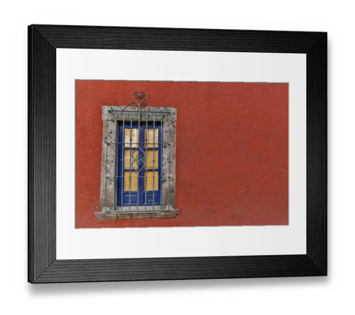 Framed Print : San Miguel De Allende, Mexico. Colorful buildings and windows Framed Print : San Miguel De Allende, Mexico. Colorful buildings and windows