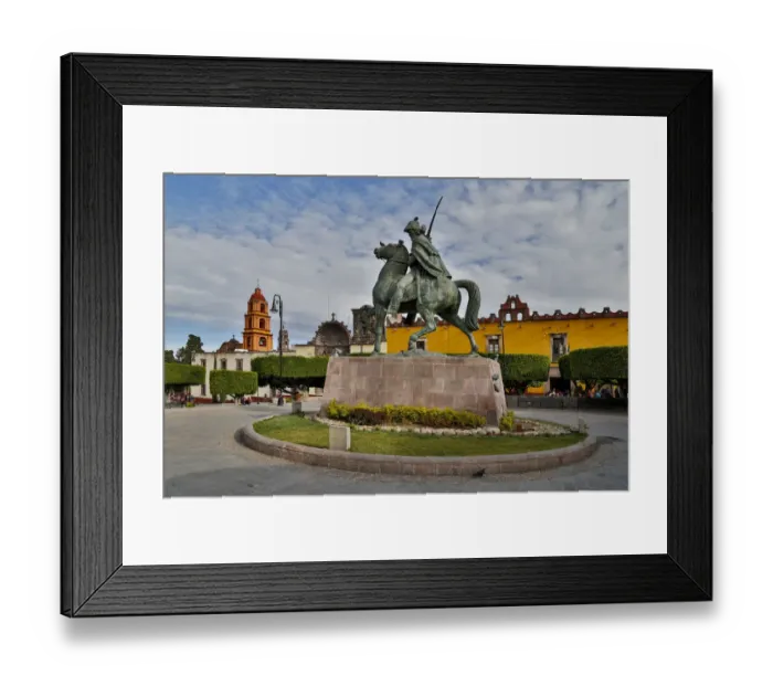 Framed Print : San Miguel De Allende, Mexico. Plaza Civica and Statue of General Allende Framed Print : San Miguel De Allende, Mexico. Plaza Civica and Statue of General Allende