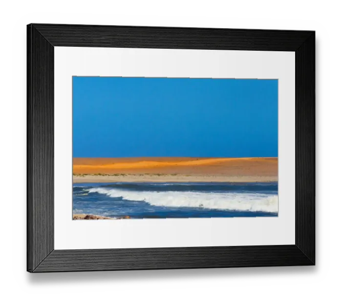 Framed Print : Skeleton Coast along South Atlantic Ocean. Cape Cross, Erongo Region, Namibia Framed Print : Skeleton Coast along South Atlantic Ocean. Cape Cross, Erongo Region, Namibia
