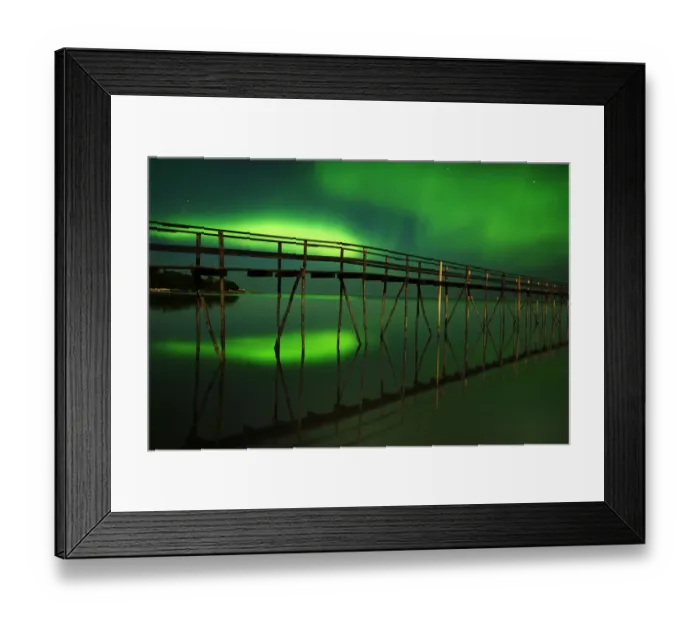 Framed Print : Canada, Manitoba, Winnipeg. Northern Lights reflected in Lake Winnipeg. Credit as Framed Print : Canada, Manitoba, Winnipeg. Northern Lights reflected in Lake Winnipeg. Credit as