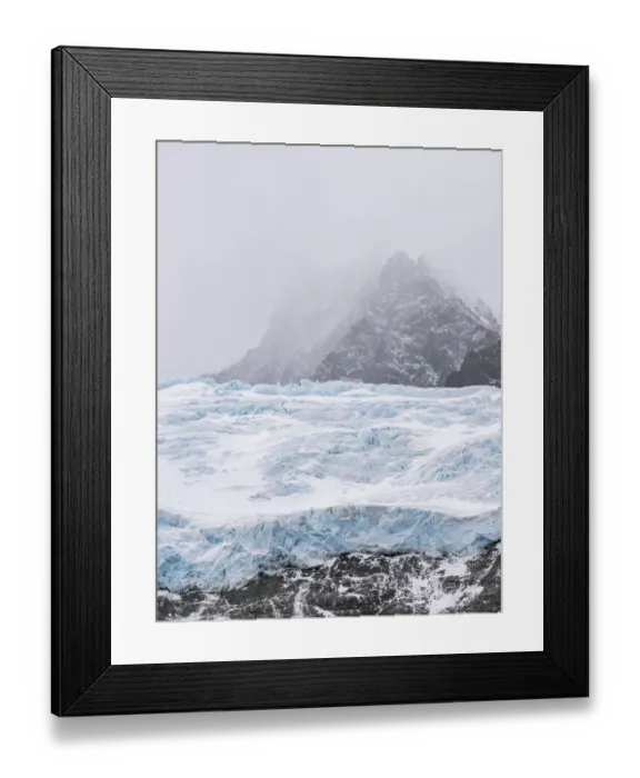 Framed Print : Glaciers of Drygalski Fjord at the southern end of South Georgia Framed Print : Glaciers of Drygalski Fjord at the southern end of South Georgia
