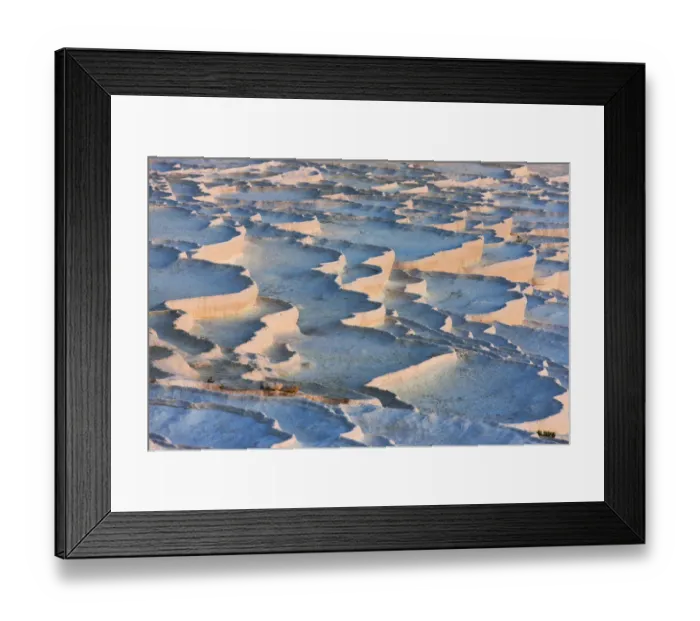 Framed Print : Travertine terraces of Pamukkale (UNESCO World Heritage Site), Turkey Framed Print : Travertine terraces of Pamukkale (UNESCO World Heritage Site), Turkey