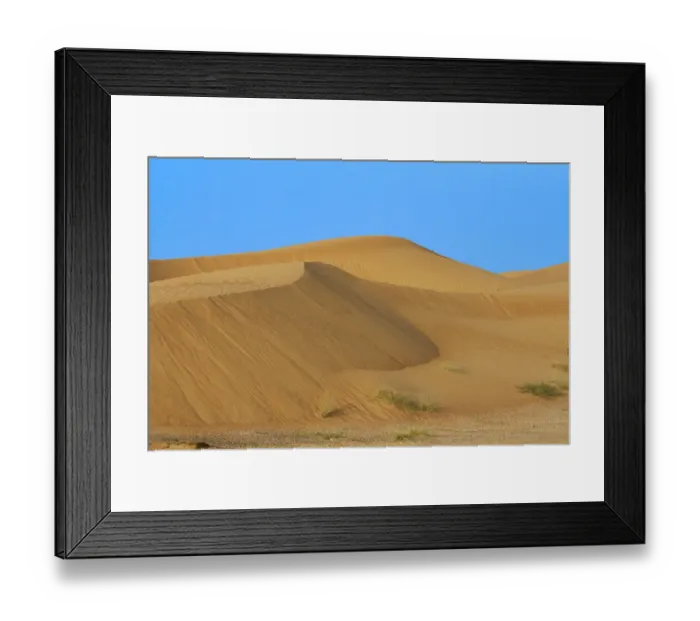 Framed Print : Desert with sand. Abu Dhabi, United Arab Emirates