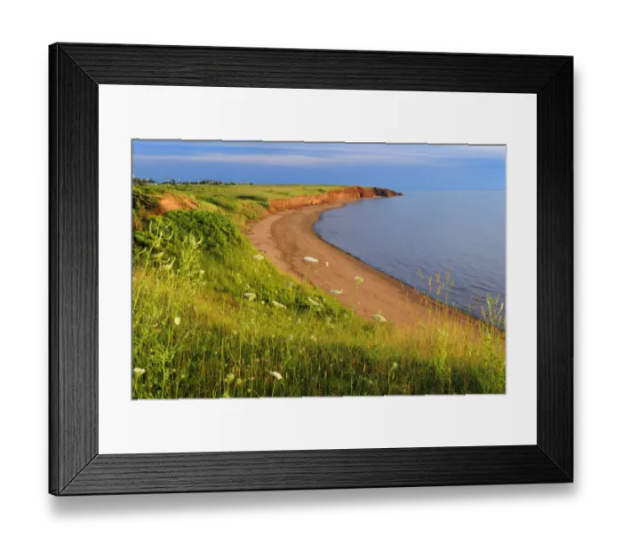 Framed Print : Canada, Prince Edward Island, Campbellton. Sunset on Gulf of St. Lawrence. Credit as Framed Print : Canada, Prince Edward Island, Campbellton. Sunset on Gulf of St. Lawrence. Credit as