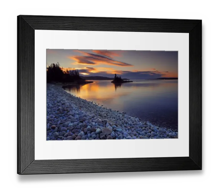 Framed Print : Canada, Ontario, Rossport. Lake Superior at dawn Framed Print : Canada, Ontario, Rossport. Lake Superior at dawn