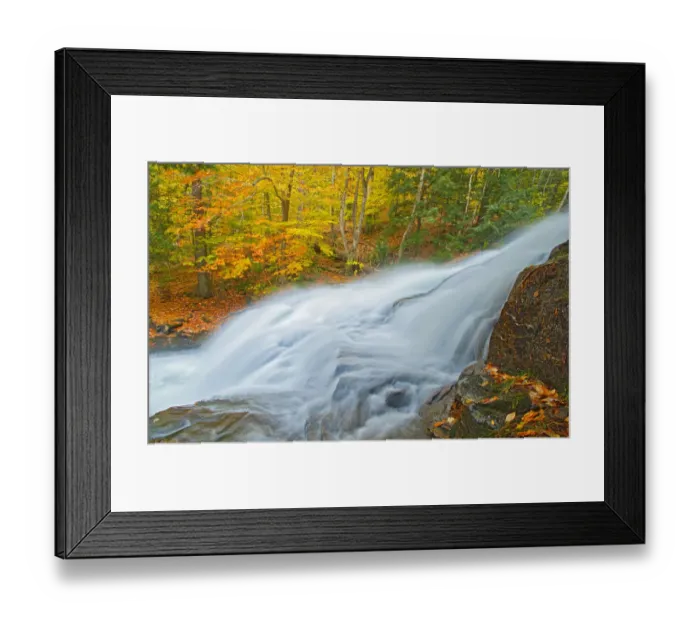Framed Print : Canada, Ontario. Skeleton River at Hatchery Falls in autumn Framed Print : Canada, Ontario. Skeleton River at Hatchery Falls in autumn