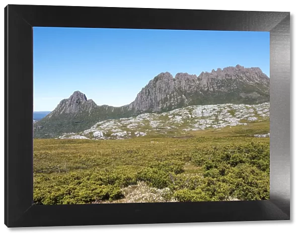 Australia, Tasmania, Cradle Mountain Lake Sinclair National Park. Cradle Mountain