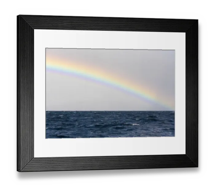 Framed Print : Australia, Tasmania, Maria Island. Rainbow in Tasman Sea Framed Print : Australia, Tasmania, Maria Island. Rainbow in Tasman Sea