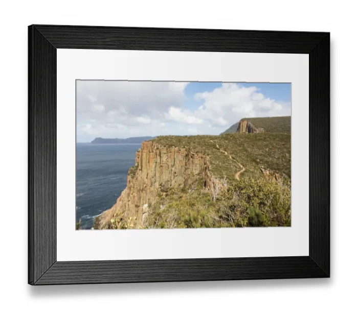 Framed Print : Australia, Tasmania. Hikers on Cape Hauy Track Framed Print : Australia, Tasmania. Hikers on Cape Hauy Track