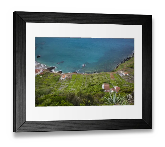 Framed Print : Portugal, Azores, Santa Maria Island, Sao Lourenco