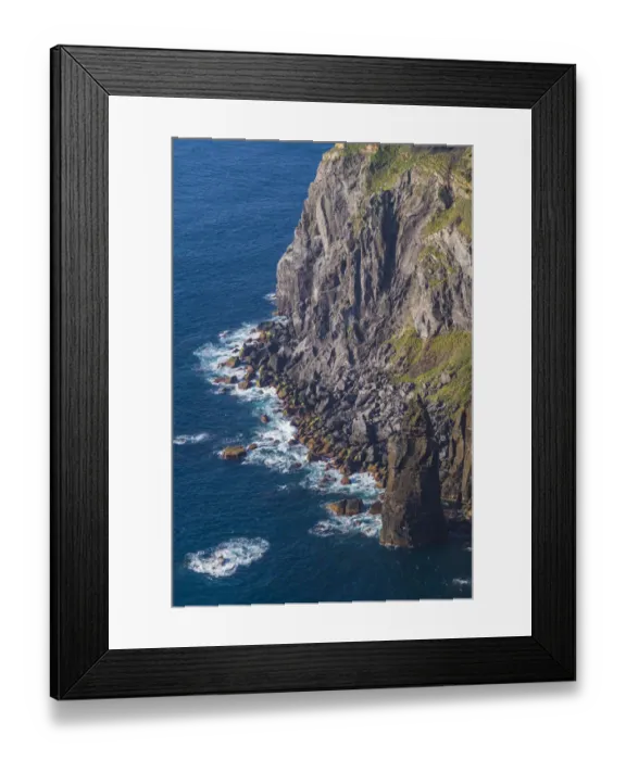 Framed Print : Portugal, Azores, Sao Miguel Island, Ponta do Escalvado, sea cliff Framed Print : Portugal, Azores, Sao Miguel Island, Ponta do Escalvado, sea cliff