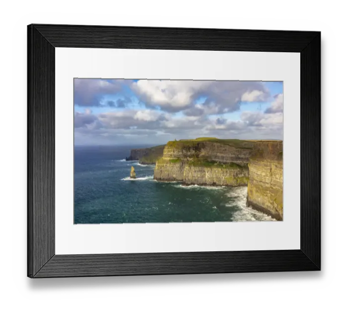 Framed Print : The Cliffs of Moher in County Clare Ireland Framed Print : The Cliffs of Moher in County Clare Ireland