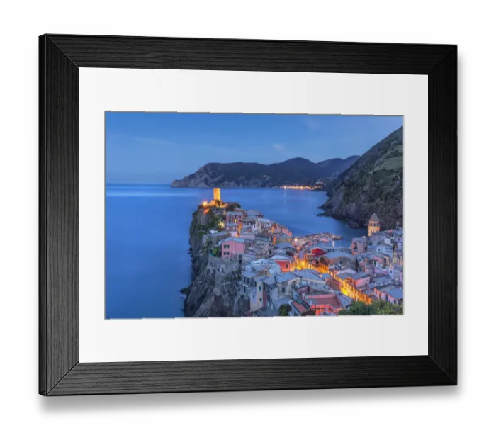 Framed Print : Europe, Italy, Vernazza. Sunset on town. Credit as: Jim Nilsen / Jaynes Gallery / DanitaDelimont Framed Print : Europe, Italy, Vernazza. Sunset on town. Credit as: Jim Nilsen / Jaynes Gallery / DanitaDelimont