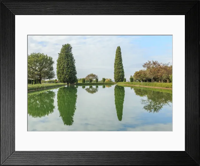 Framed Print : Central Italy, Lazio, Tivoli. Hadrians Villa. Villa Adriana, UNESCO World Heritage Site