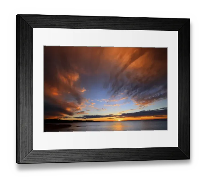 Framed Print : Canada, Nova Scotia, Fox Island. Sunset on Chedabucto Bay Framed Print : Canada, Nova Scotia, Fox Island. Sunset on Chedabucto Bay