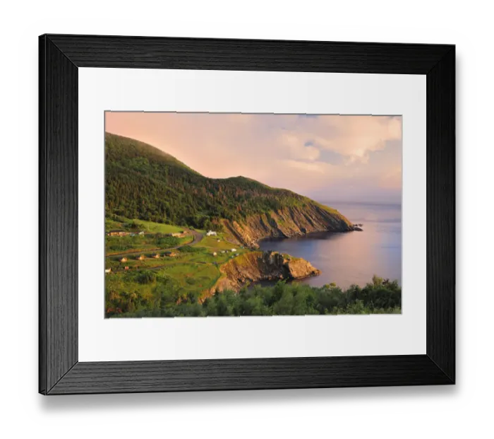 Framed Print : Canada, Nova Scotia, Meat Cove. Sunset on Cape Breton Island Framed Print : Canada, Nova Scotia, Meat Cove. Sunset on Cape Breton Island