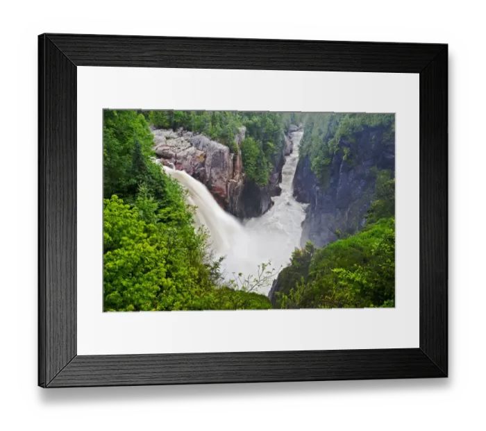Framed Print : Canada, Ontario, Terrace Bay. Aguasabon Falls at Aguasabon Gorge Framed Print : Canada, Ontario, Terrace Bay. Aguasabon Falls at Aguasabon Gorge