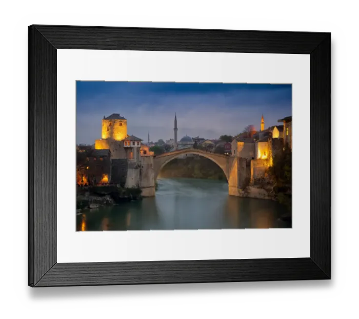 Framed Print : Europe, Bosnia and Herzegovina, Mostar. Stari Most Bridge Credit as: Jim Nilsen / Framed Print : Europe, Bosnia and Herzegovina, Mostar. Stari Most Bridge Credit as: Jim Nilsen /