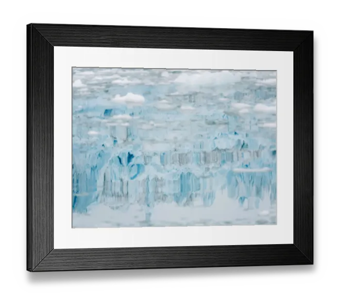 Framed Print : Glacier Eqip (Eqip Sermia) in western Greenland, Denmark
