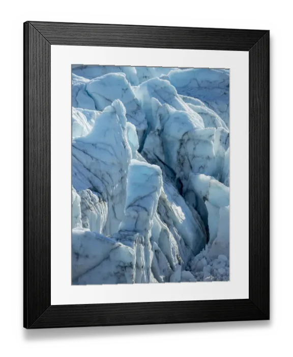 Framed Print : The Russell Glacier. Landscape close to the Greenland Ice Sheet near Kangerlussuaq