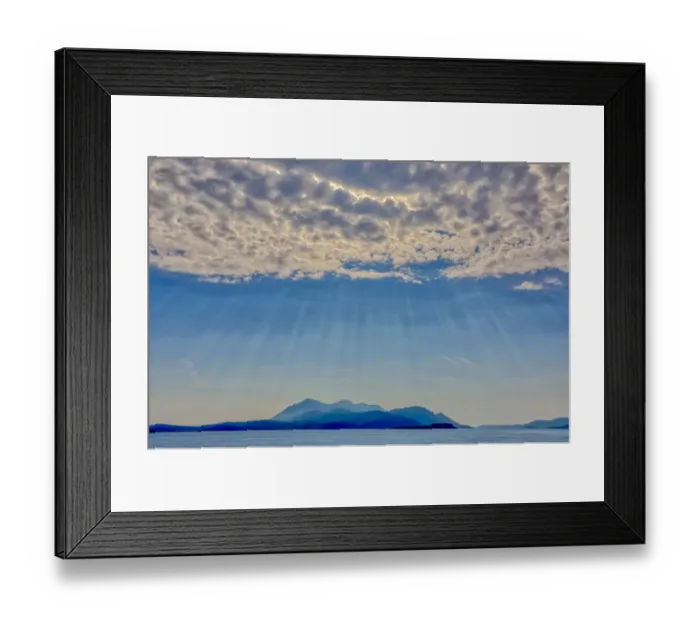 Framed Print : Croatia, Korcula. God rays and island. Credit as: Fred Lord / Jaynes Gallery / DanitaDelimont Framed Print : Croatia, Korcula. God rays and island. Credit as: Fred Lord / Jaynes Gallery / DanitaDelimont