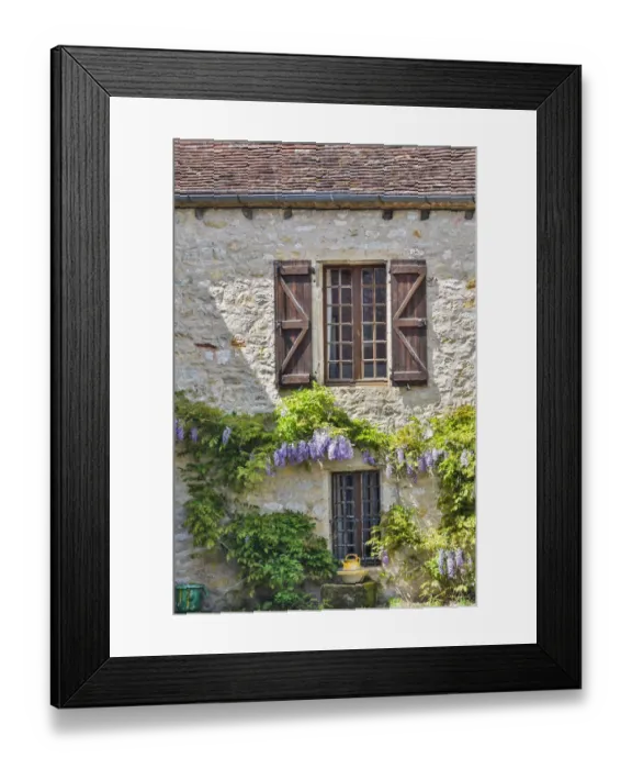 Framed Print : France, Alvignac. Side of a house in the village Framed Print : France, Alvignac. Side of a house in the village