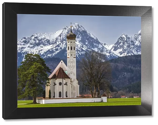 Wies Church or Wieskirche on the Romantic Road in Bavaria, Germany