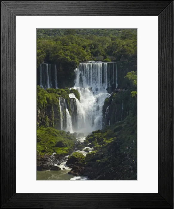 Framed Print : Iguazu Falls, Argentina, seen from Brazil side Framed Print : Iguazu Falls, Argentina, seen from Brazil side